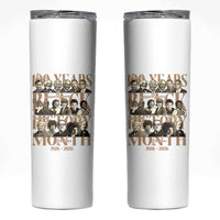 100 Years Of Black History Month Skinny Tumbler African American Historical Figures