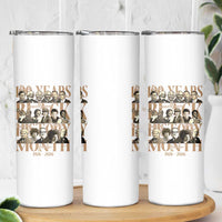 100 Years Of Black History Month Skinny Tumbler African American Historical Figures
