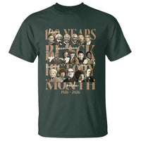 100 Years Of Black History Month T Shirt African American Historical Figures