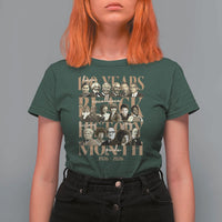 100 Years Of Black History Month T Shirt For Women African American Historical Figures