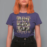 100 Years Of Black History Month T Shirt For Women African American Historical Figures