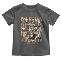 100 Years Of Black History Month Toddler T Shirt African American Historical Figures