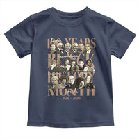 100 Years Of Black History Month Toddler T Shirt African American Historical Figures