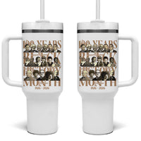 100 Years Of Black History Month Tumbler With Handle African American Historical Figures