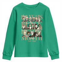 100 Years Of Black History Month Youth Sweatshirt African American Historical Figures