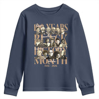 100 Years Of Black History Month Youth Sweatshirt African American Historical Figures