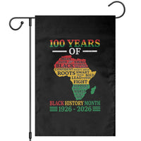 100 Years Of Black History Month Garden Flag Centennial Of Black Culture