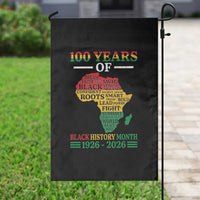 100 Years Of Black History Month Garden Flag Centennial Of Black Culture