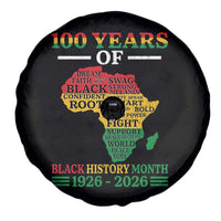 100 Years Of Black History Month Spare Tire Cover Centennial Of Black Culture