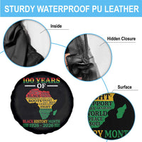 100 Years Of Black History Month Spare Tire Cover Centennial Of Black Culture
