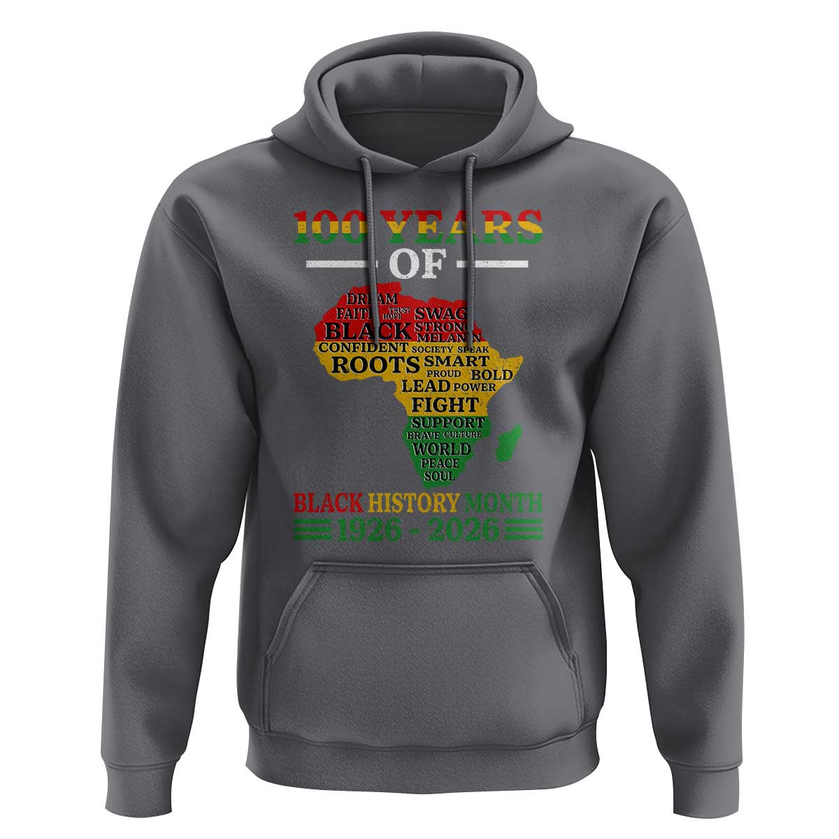 100 Years Of Black History Month Hoodie Centennial Of Black Culture