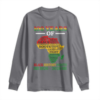 100 Years Of Black History Month Long Sleeve Shirt Centennial Of Black Culture