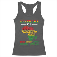 100 Years Of Black History Month Racerback Tank Top Centennial Of Black Culture