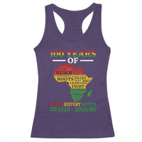 100 Years Of Black History Month Racerback Tank Top Centennial Of Black Culture