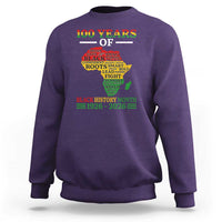 100 Years Of Black History Month Sweatshirt Centennial Of Black Culture
