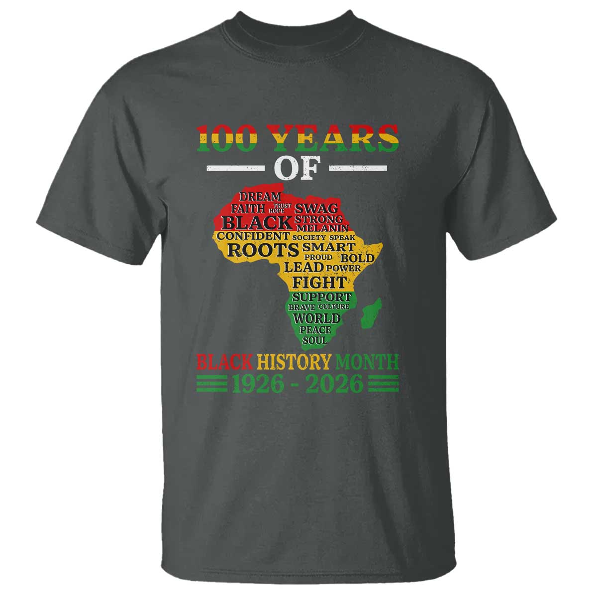 100 Years Of Black History Month T Shirt Centennial Of Black Culture