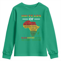 100 Years Of Black History Month Youth Sweatshirt Centennial Of Black Culture