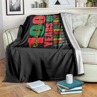100 Years Of Black History Throw Blanket African American Historical Figures African American Teacher