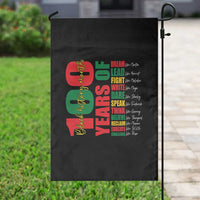 100 Years Of Black History Garden Flag African American Historical Figures African American Teacher