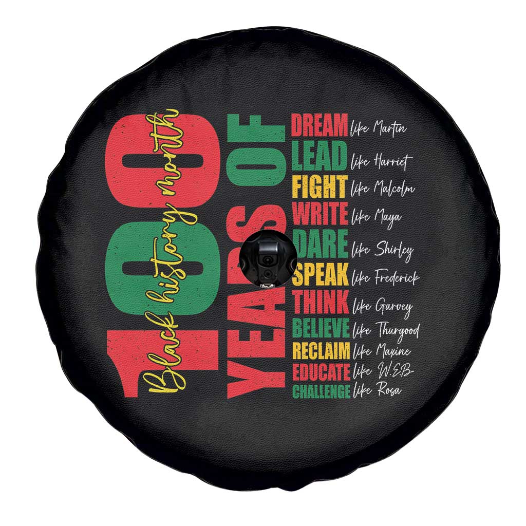 100 Years Of Black History Spare Tire Cover African American Historical Figures African American Teacher