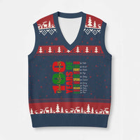 100 Years Of Black History V-Neck Knit Sweater Vest African American Historical Figures African American Teacher