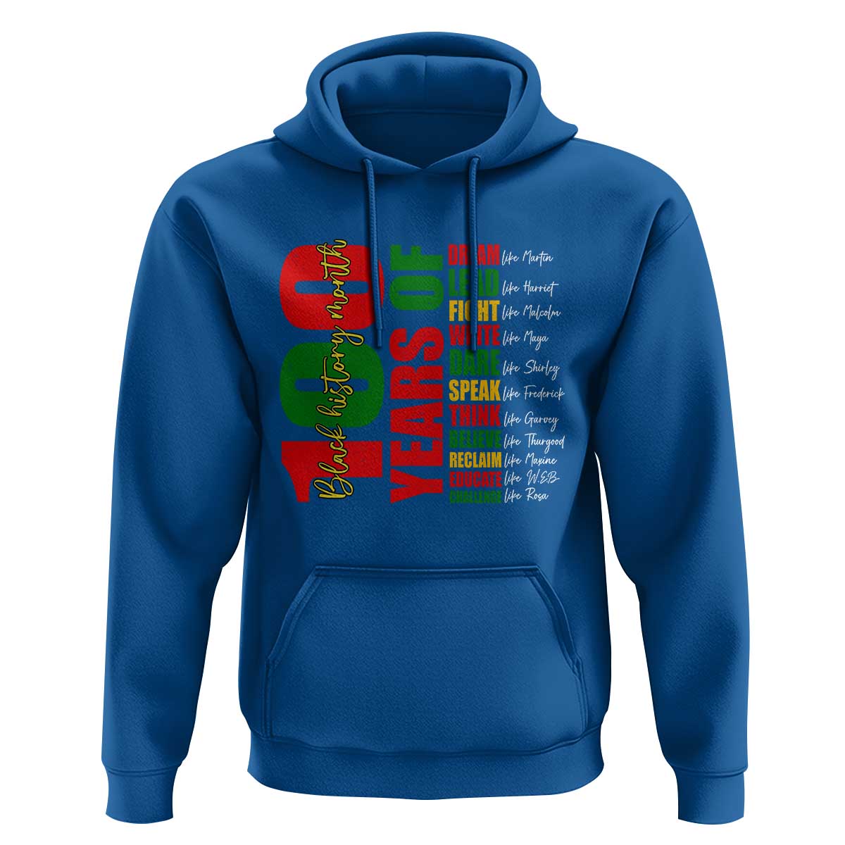 100 Years Of Black History Hoodie African American Historical Figures African American Teacher