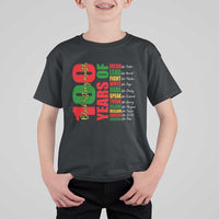 100 Years Of Black History T Shirt For Kid African American Historical Figures African American Teacher