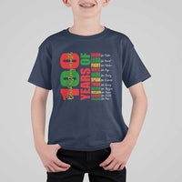 100 Years Of Black History T Shirt For Kid African American Historical Figures African American Teacher