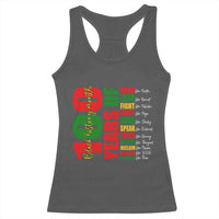 100 Years Of Black History Racerback Tank Top African American Historical Figures African American Teacher