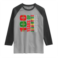 100 Years Of Black History Raglan Shirt African American Historical Figures African American Teacher