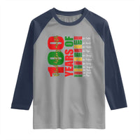 100 Years Of Black History Raglan Shirt African American Historical Figures African American Teacher