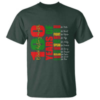 100 Years Of Black History T Shirt African American Historical Figures African American Teacher