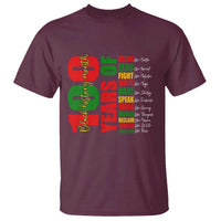 100 Years Of Black History T Shirt African American Historical Figures African American Teacher
