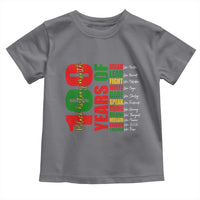100 Years Of Black History Toddler T Shirt African American Historical Figures African American Teacher