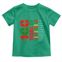 100 Years Of Black History Toddler T Shirt African American Historical Figures African American Teacher