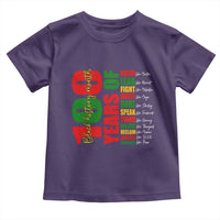100 Years Of Black History Toddler T Shirt African American Historical Figures African American Teacher