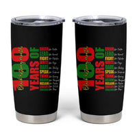 100 Years Of Black History Tumbler Cup African American Historical Figures African American Teacher