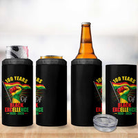 100 Years Of Black Excellence 4 in 1 Can Cooler Tumbler Centennial Black History Month
