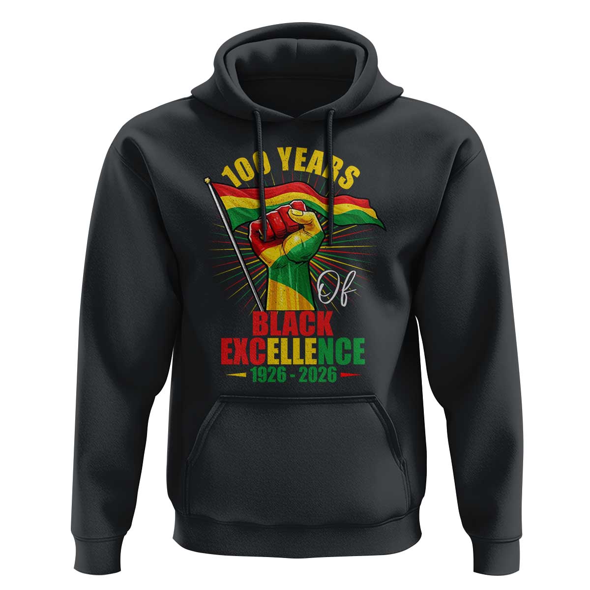 100 Years Of Black Excellence Hoodie Centennial Black History Month