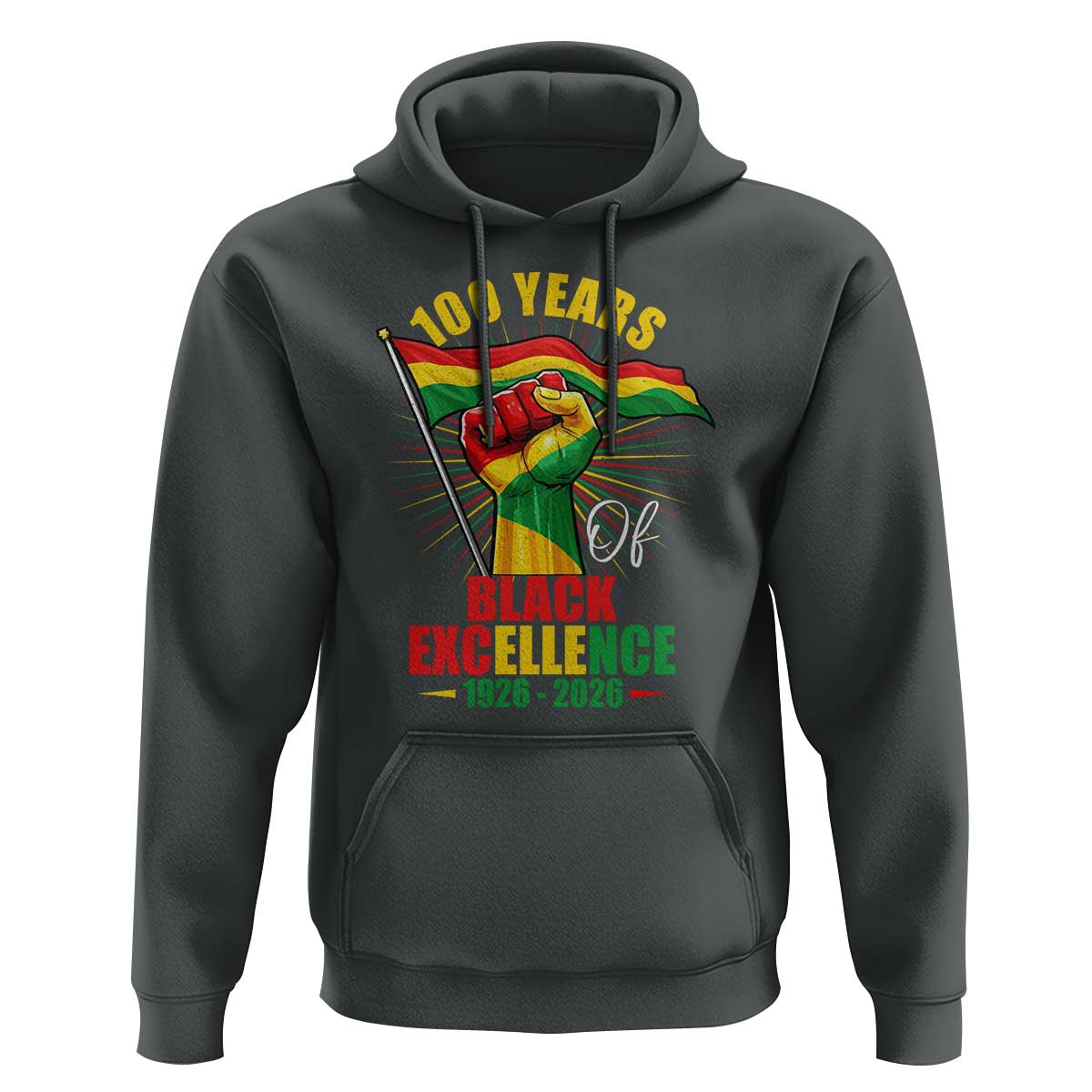 100 Years Of Black Excellence Hoodie Centennial Black History Month
