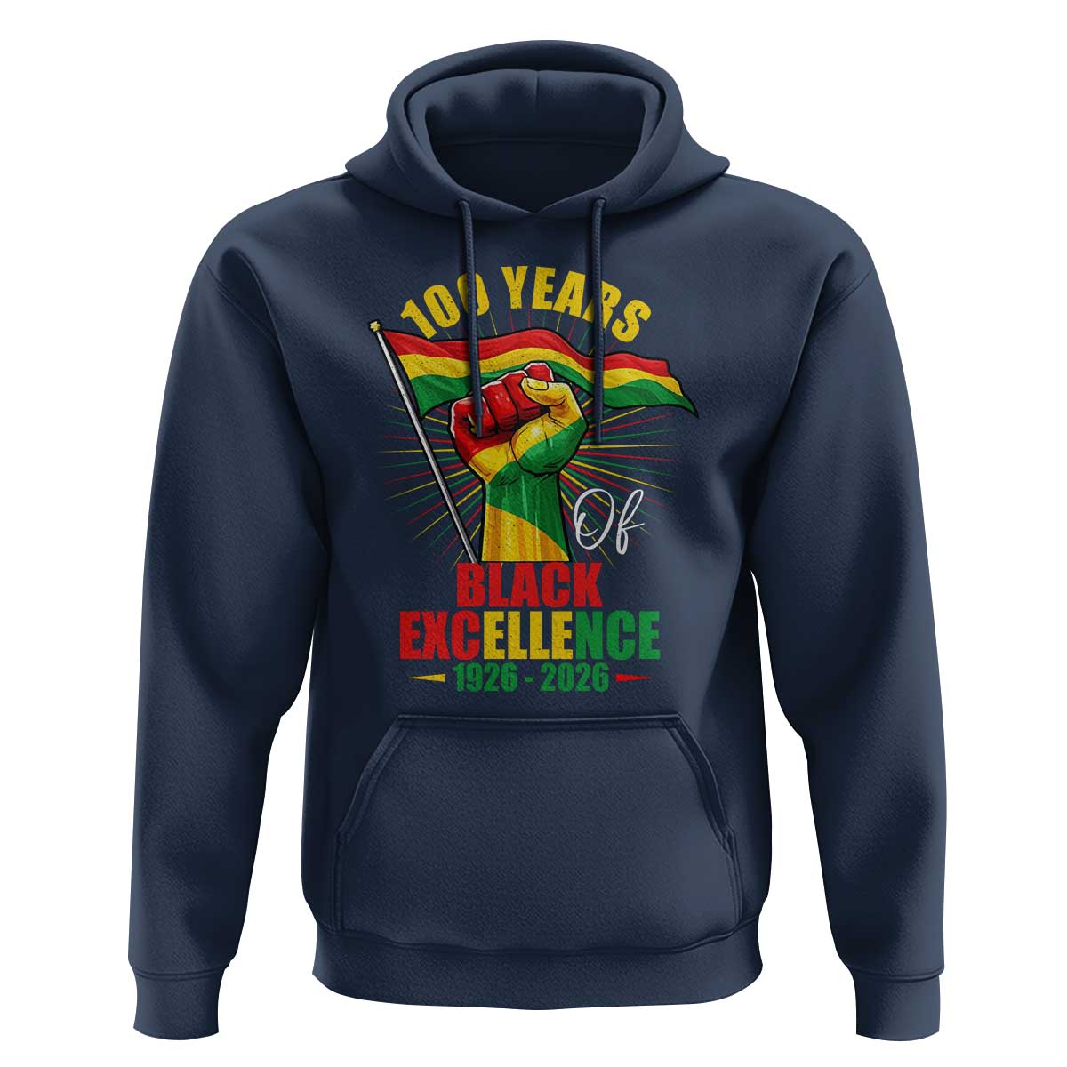 100 Years Of Black Excellence Hoodie Centennial Black History Month