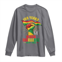 100 Years Of Black Excellence Long Sleeve Shirt Centennial Black History Month