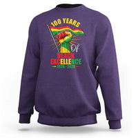 100 Years Of Black Excellence Sweatshirt Centennial Black History Month