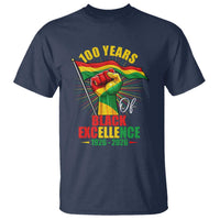 100 Years Of Black Excellence T Shirt Centennial Black History Month