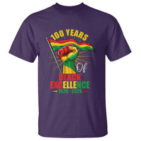 100 Years Of Black Excellence T Shirt Centennial Black History Month