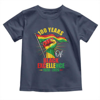 100 Years Of Black Excellence Toddler T Shirt Centennial Black History Month