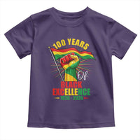 100 Years Of Black Excellence Toddler T Shirt Centennial Black History Month