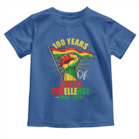 100 Years Of Black Excellence Toddler T Shirt Centennial Black History Month