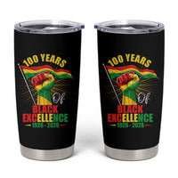 100 Years Of Black Excellence Tumbler Cup Centennial Black History Month