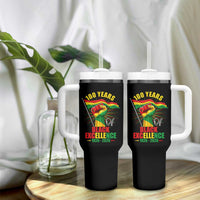 100 Years Of Black Excellence Tumbler With Handle Centennial Black History Month